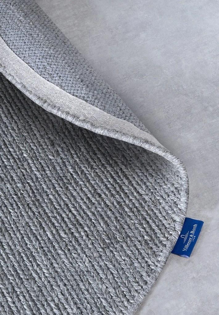 Dywan wełniany Villeroy &amp; Boch srebrny 200 cm x 200 cm  koło