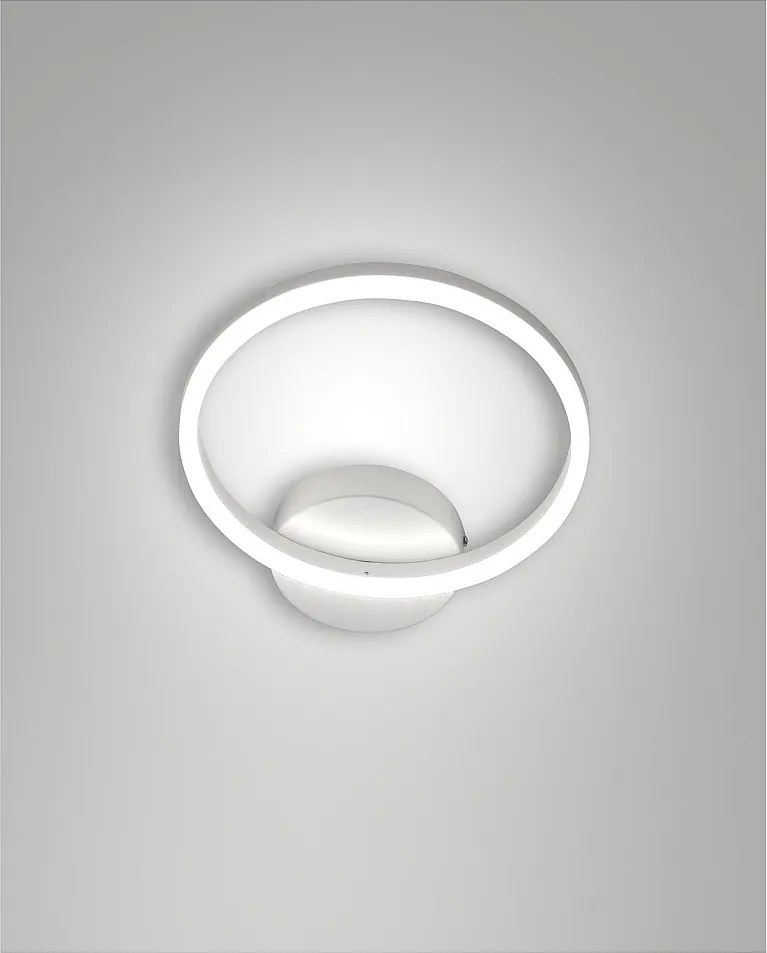 GIOTTO nowoczesna lampa sufitowa LED 18W biała 3508-21-102 Fabas Luce