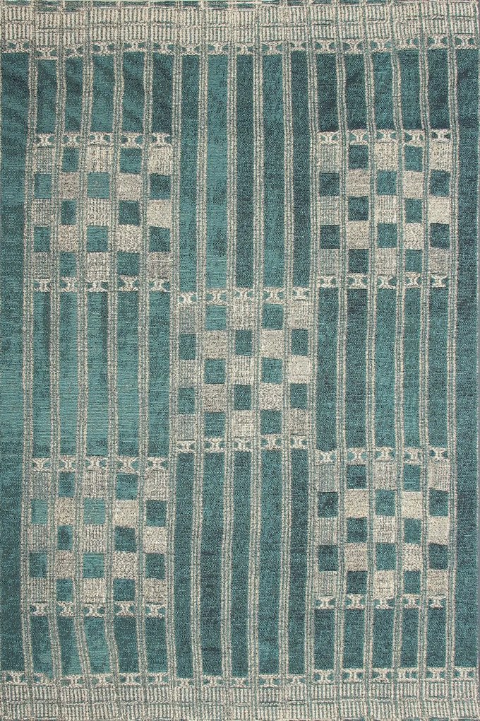 Dywan Płasko Tkany Etno Lazur 120x180 Prostokąt