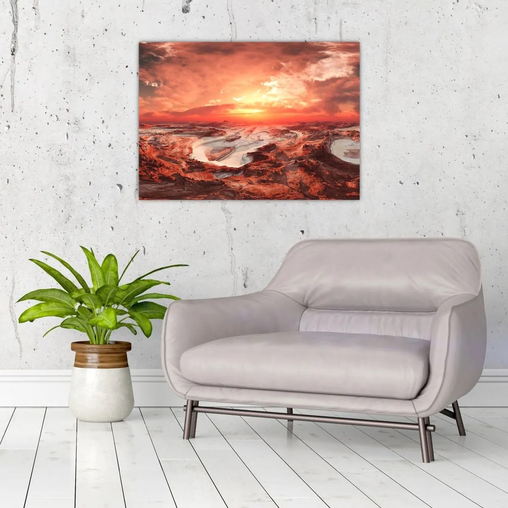 Obraz na szkle - Mars (70x50 cm)