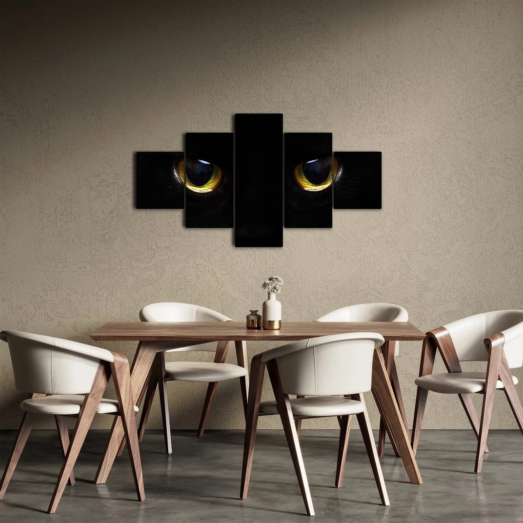 Obraz - Kocie oczy (125x70 cm)