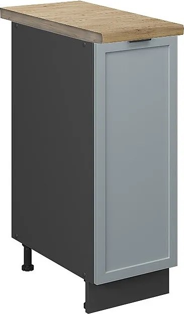 Szafka apteczna jasnoniebiesko-szary 30x60x82 fame-line