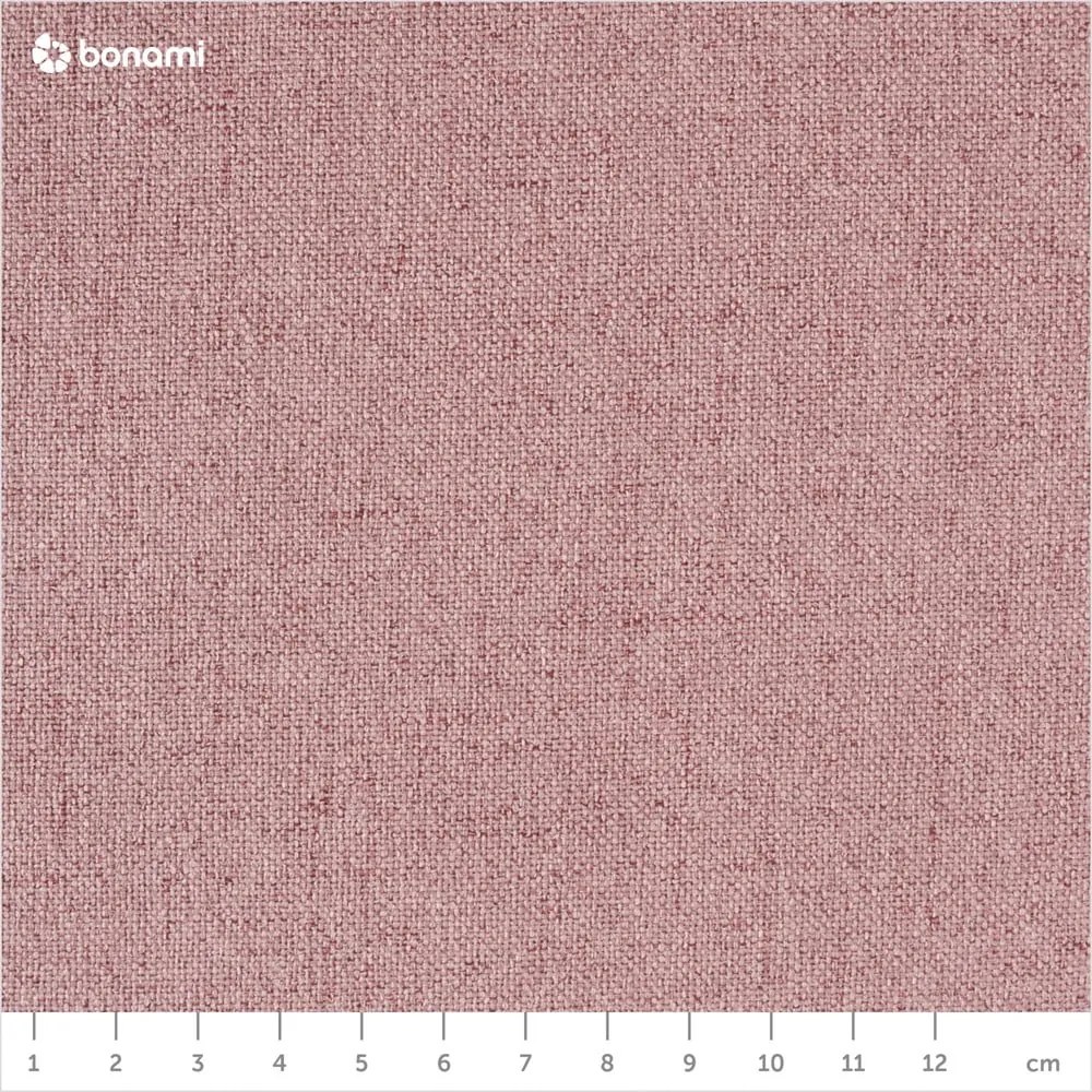 Pudroworóżowa rozkładana sofa w kształcie litery "U" Miuform Charming Charlie, prawostronna
