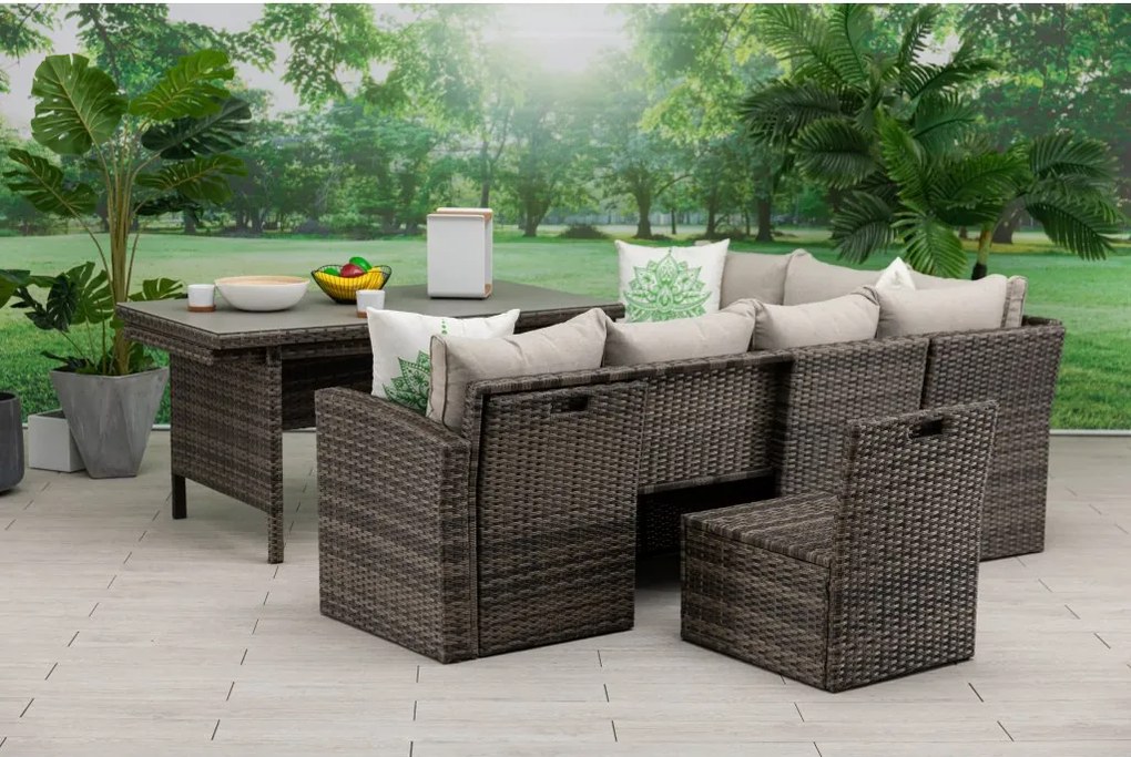 Doppler AVILA, +1 ogrodowy zestaw wypoczynkowy 2+1