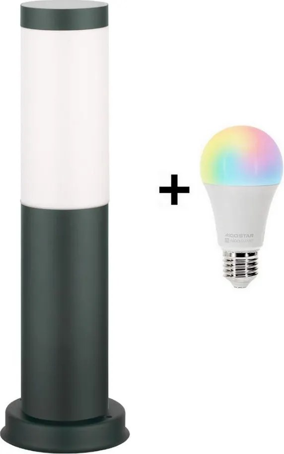 Brilagi - Lampa zewnętrzna LED RGBW 1xE27/9W/230V 40 cm IP44 antracyt
