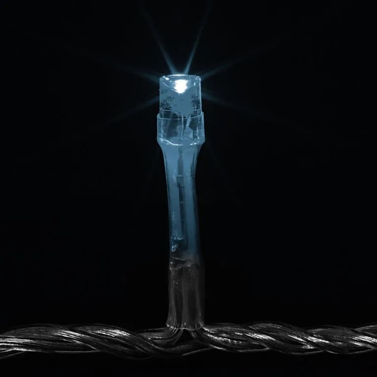 Świąteczne LED oświetlenie -40 m, 400 LED, zimna biel, pilot