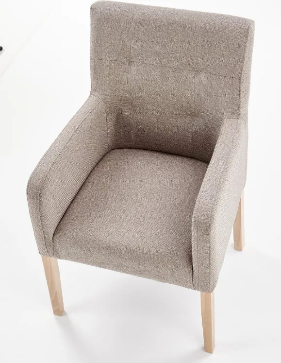 Fotel wypoczynkowy na nogach w kolorze dąb miodowy Filo