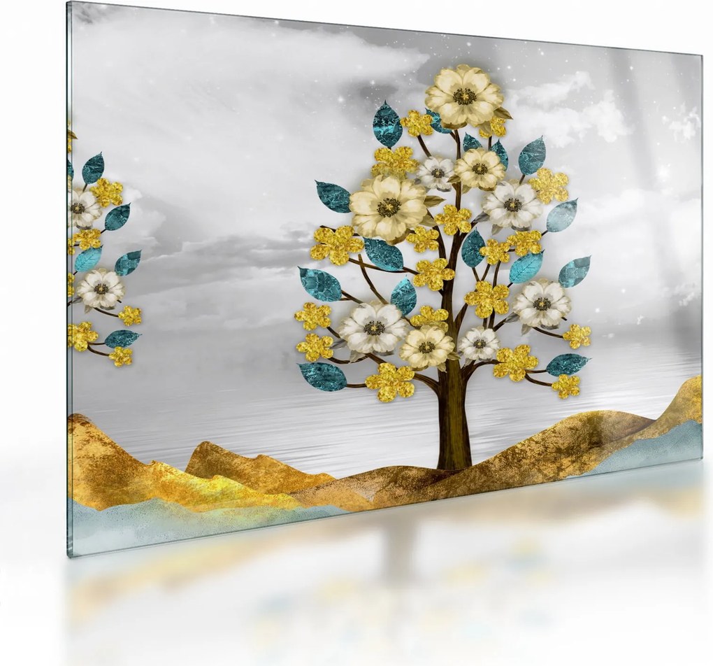 Obraz na szkle - Kwitnienie (70x50 cm)