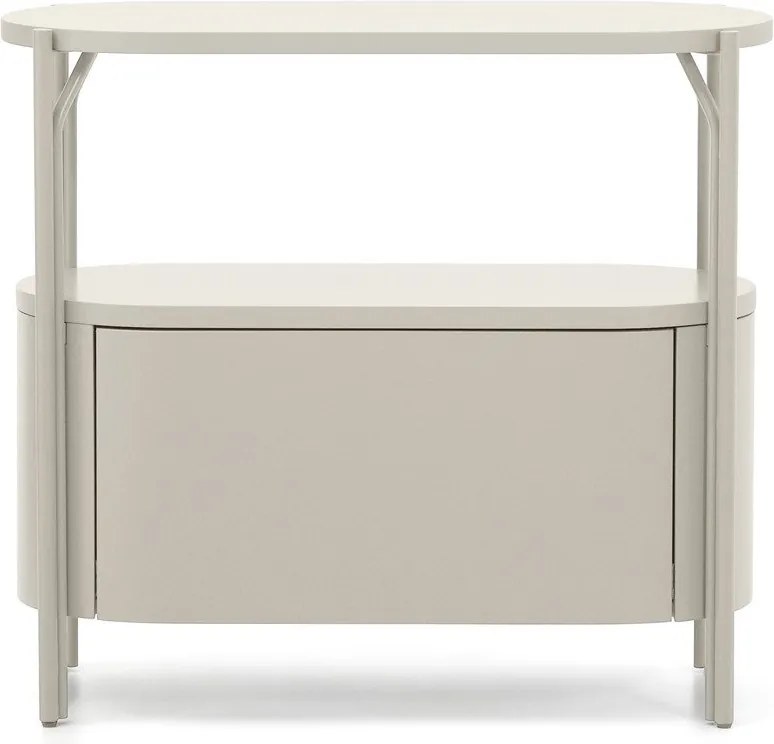 Biała szafka pod umywalkę 90x81 cm Arely – Kave Home