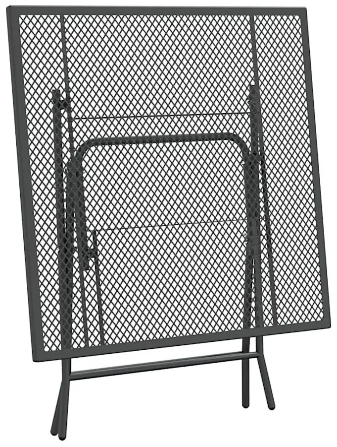 Antracytowy zestaw mebli ogrodowych W4-S48