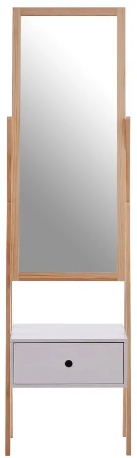 Lustro stojące z drewnianą ramą 45x160 cm Rostok – Premier Housewares