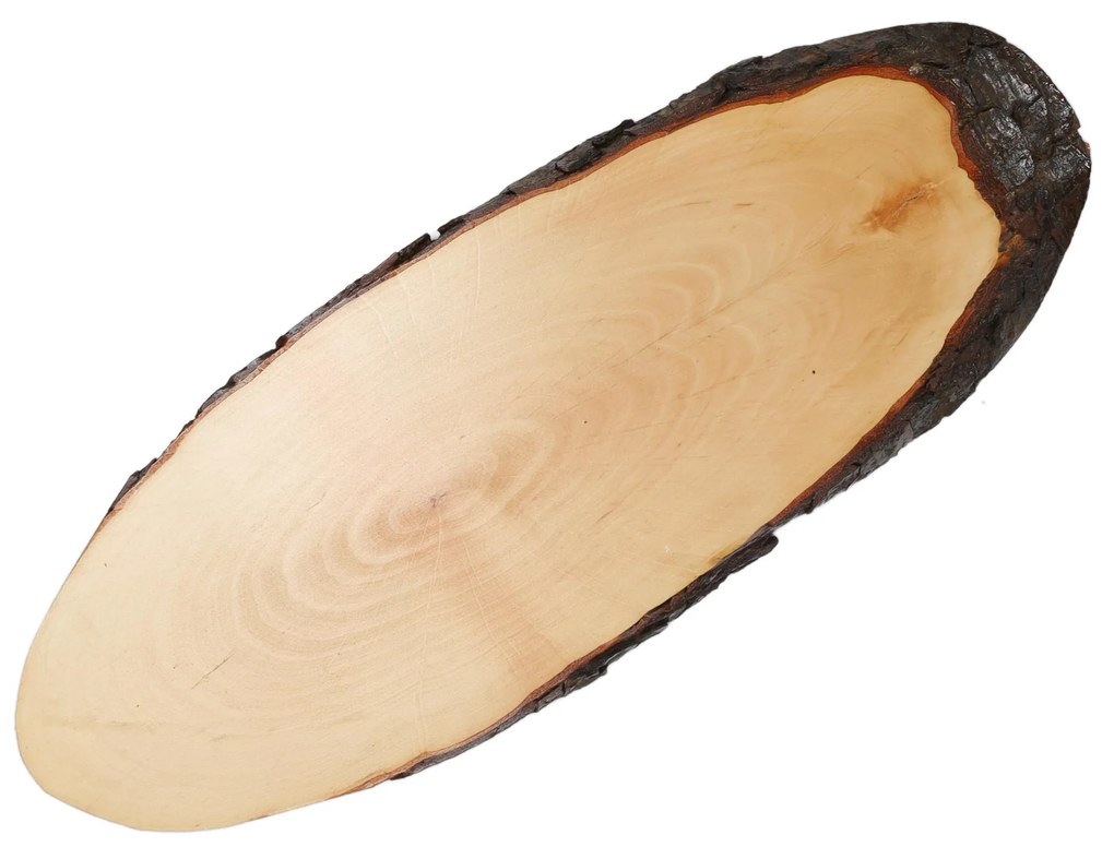 Ozdobna duża deska do serwowania potraw z olchy, deska dekoracyjna, deska kuchenna, półmisek, akcesoria kuchenne, 35 cm, KESPER