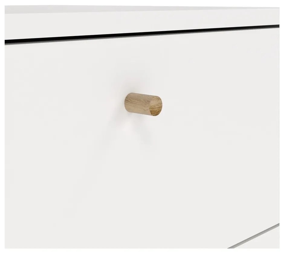 Biała wysoka komoda 50x120 cm Bodo – Tvilum