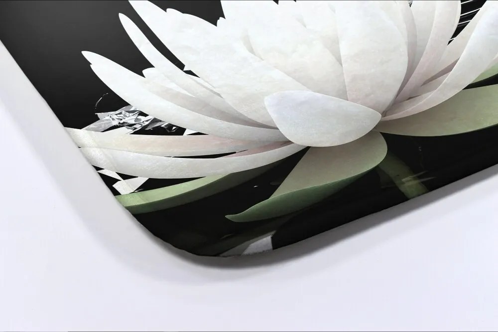 Antypoślizgowy dywanik łazienkowy Antypoślizgowy dywanik łazienkowy Kwiaty Lilie wodne