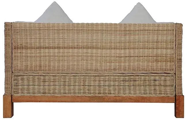 2-częściowy zestaw wypoczynkowy, dwie sofy, naturalny rattan K9-N09