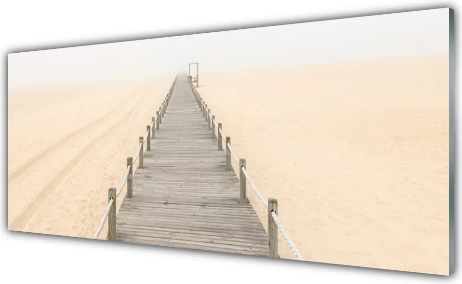 Panel Szklany do Kuchni Most nad Piaszczystym Brzegiem
