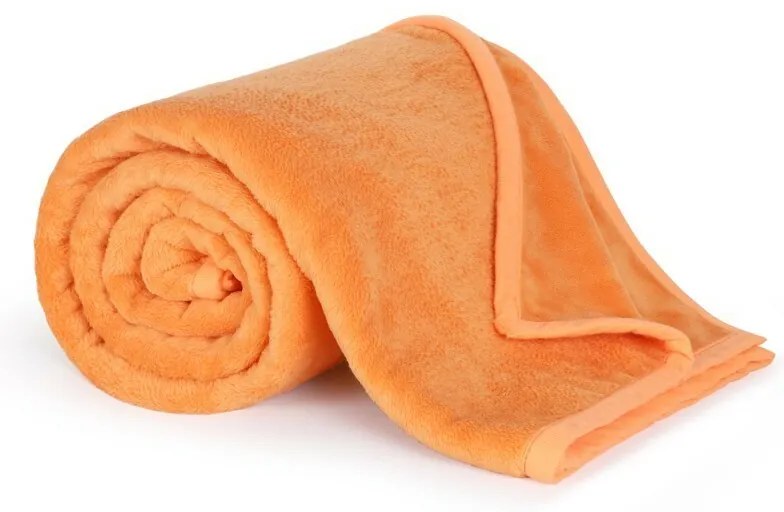 Bellatex Koc Korall micro łososiowy, 150 x 200 cm