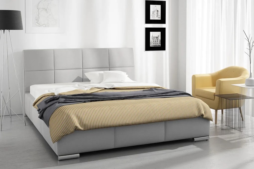 Łóżko tapicerowane Privex 2X 160x200 - 44 kolory