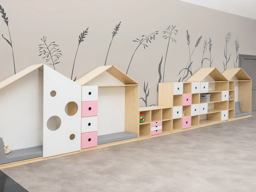 Domek - biblioteczka Feria klon