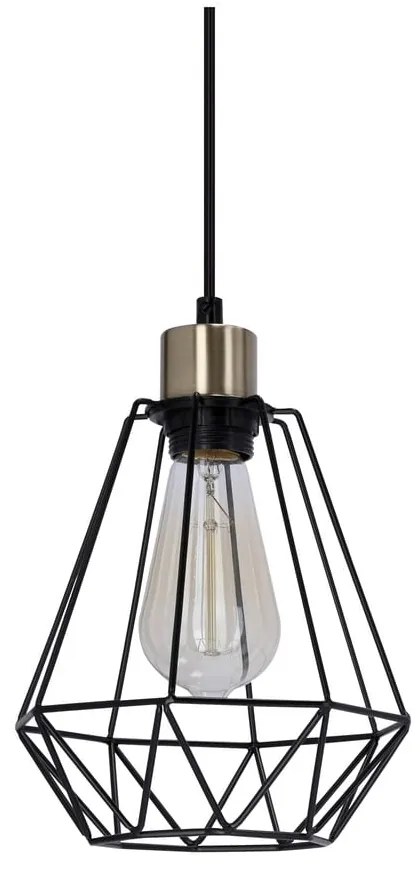 Czarna metalowa lampa wisząca 100x19 cm Primo – Candellux Lighting