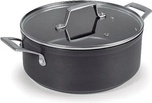 Faitout Anodowany 16cm +CV Lacor - Powłoka Antyadhezyjna QuanTanium - Wszystkie Źródła Ciepła - 1,5L - Gwarancja 2 lata