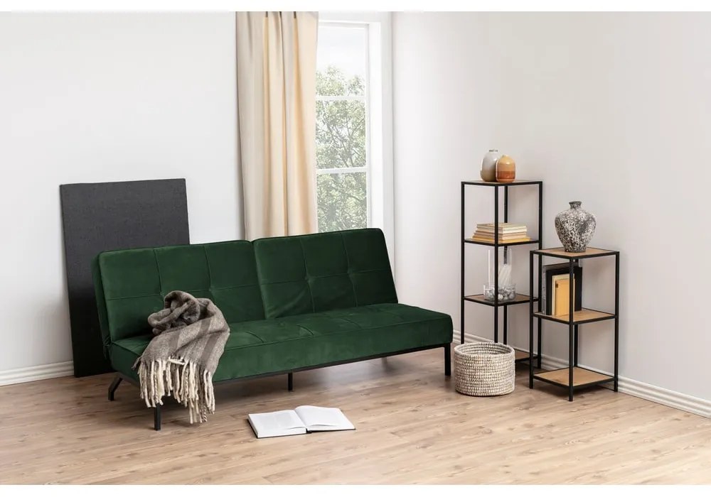 Zielona sofa rozkładana Actona Perugia