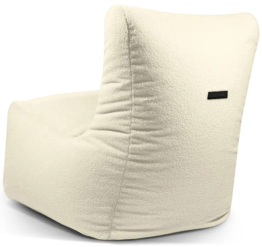 Kremowy worek do siedzenia z materiału bouclé Seat Lounge – SLOWDOWN