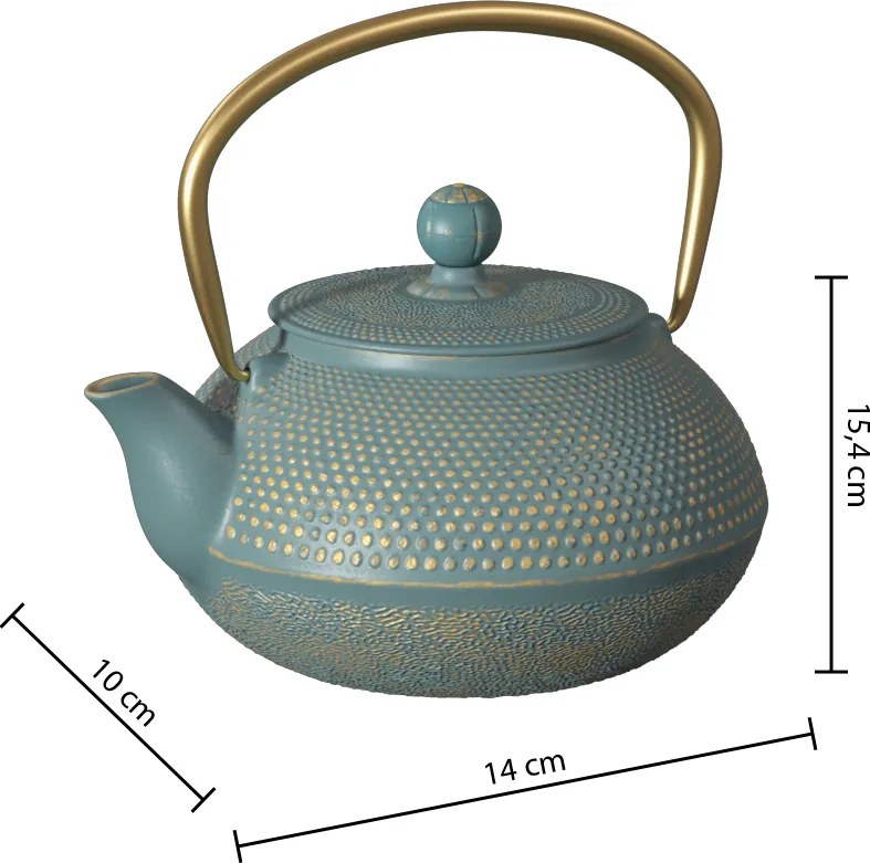 Żeliwny czajnik do herbaty JADE, 800 ml