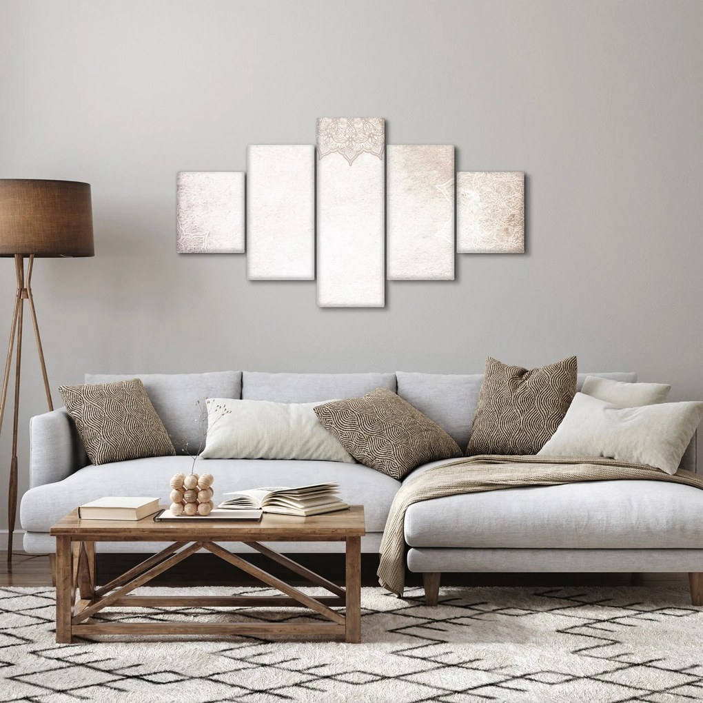 Obraz - Mandale na ścianie (125x70 cm)