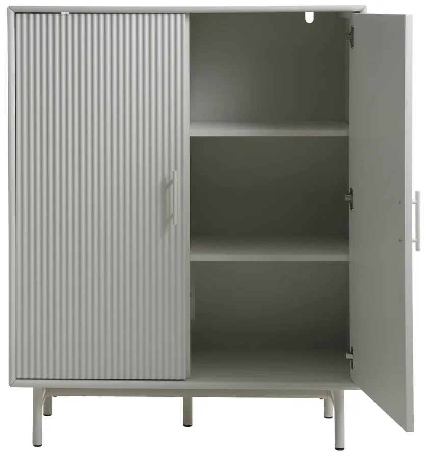 Szara szafka 100x125x40 cm Palma – Unique Furniture