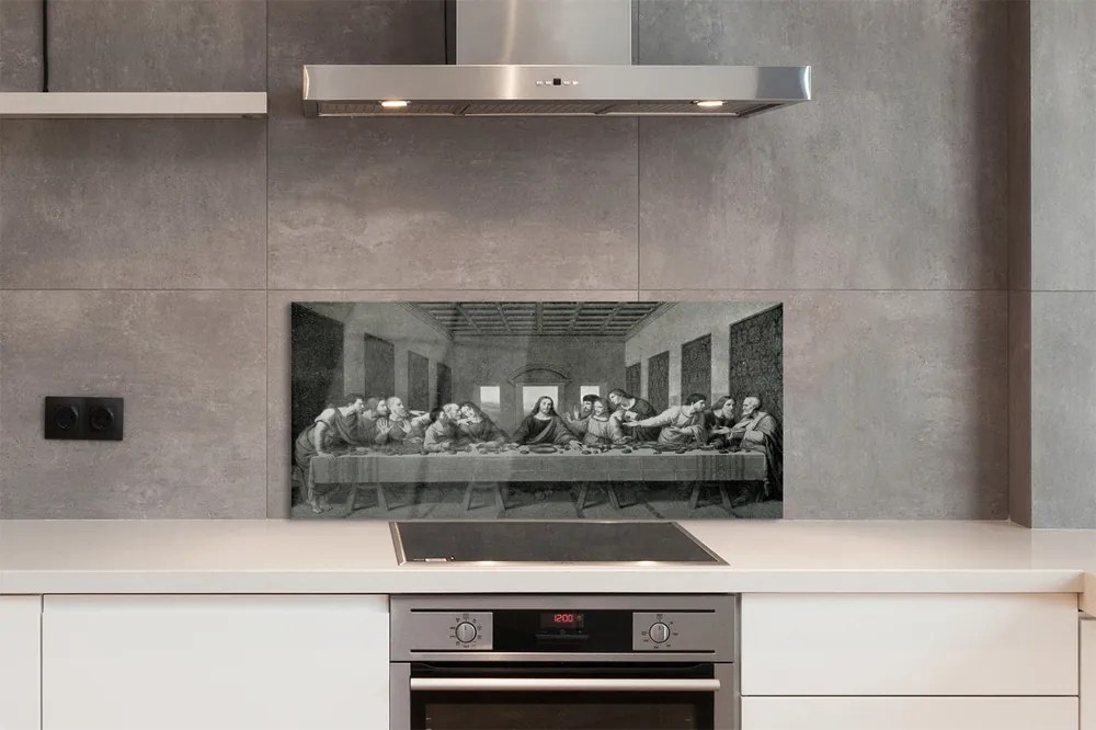Panel szklany do Kuchni Artystyczna Ostatnia Wieczerza