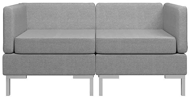 2 jasnoszare segmenty narożne do zestawu Gova