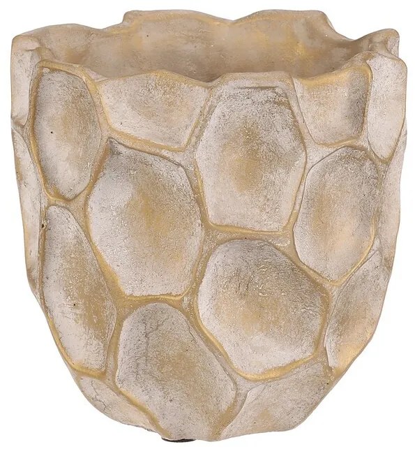 Osłonka betonowa na kwiaty Plaster miodu, rozm. S