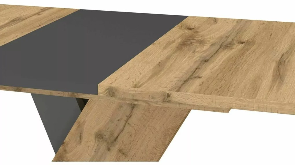 Stół rozkładany EXEL 140(180)x85 dąb artisan/antracyt SIGNAL