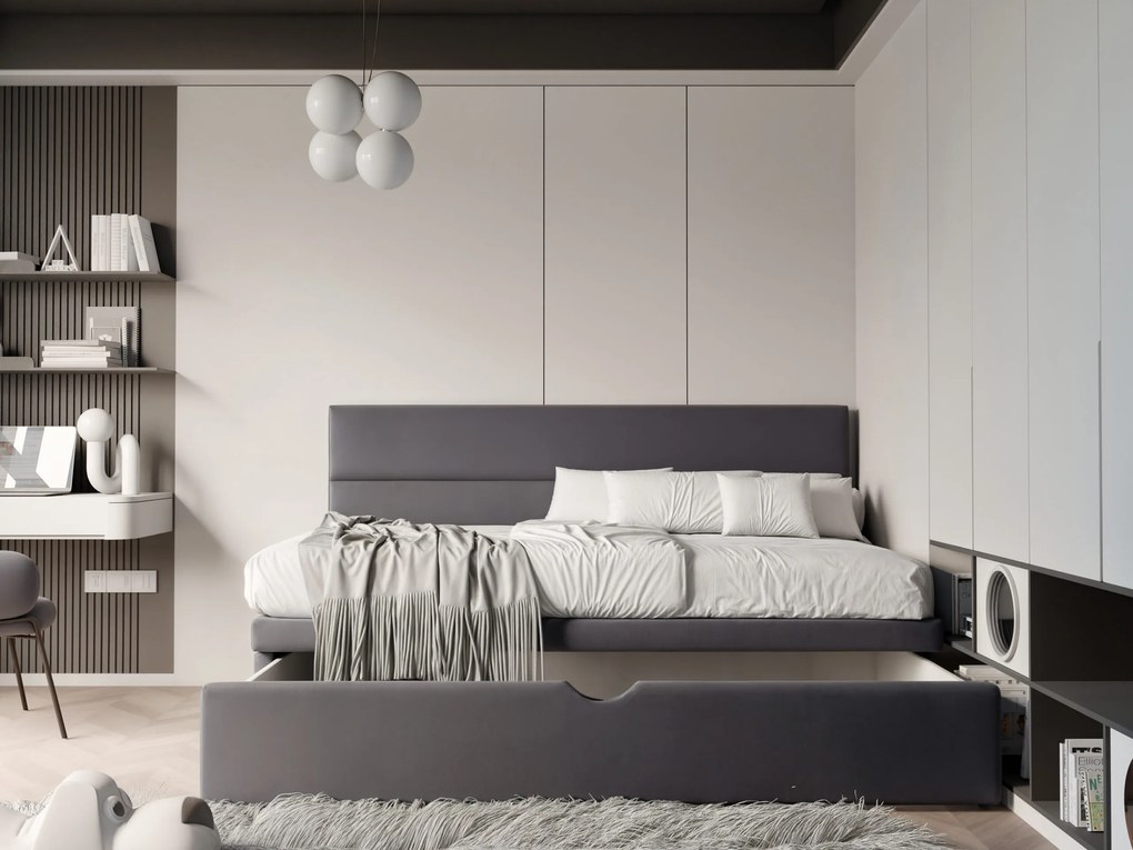 Łóżko dziecięco-młodzieżowe dziecięce RUBBLE - 70x200