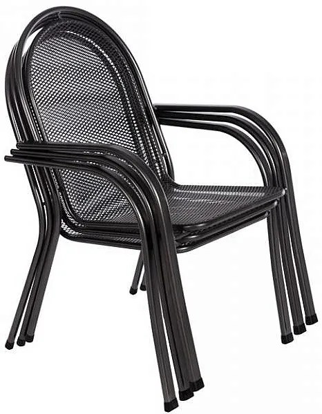 Metalowy zestaw ogrodowy CORINA III. 1 + 4 Stół prostokątny 160x95 cm (CT0311)