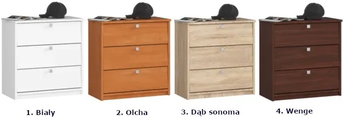 Biała komoda na buty - Rifel