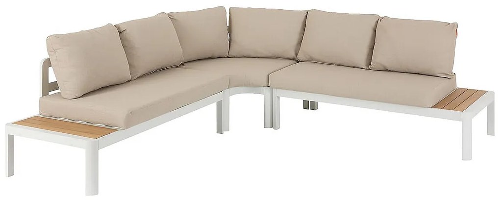 Zestaw aluminiowy NEW YORK dla 6 osób (biały)