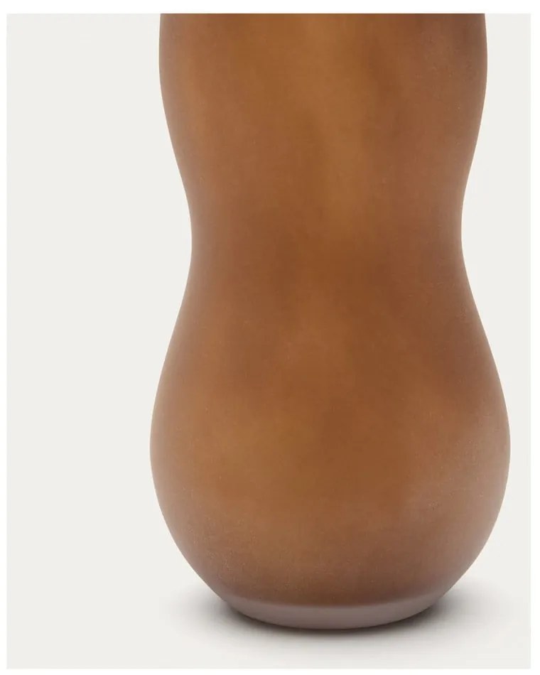 Brązowy szklany wazon (wysokość 32 cm) Crila – Kave Home