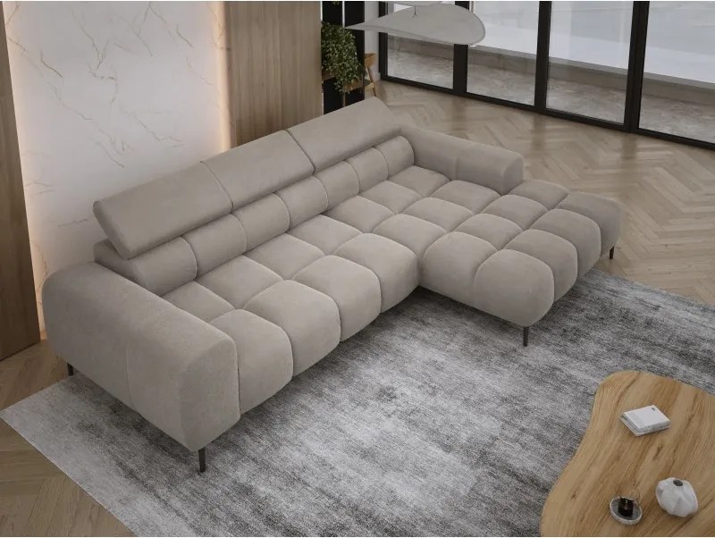 Narożnik PLAZA MINI Prawostronny w tkaninie Promocyjnej APHRODITE 04 WERSAL