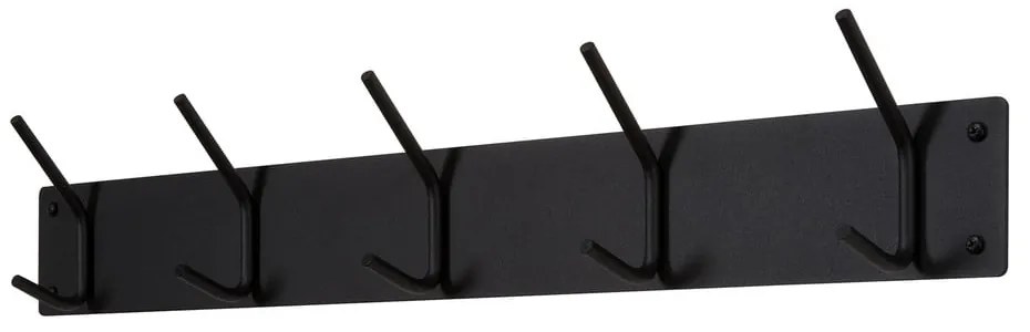 Czarny metalowy wieszak ścienny 70 cm Fusion – Spinder Design