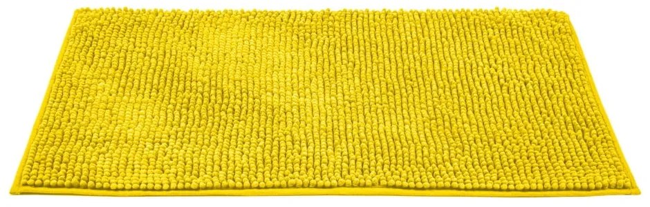Żółty tekstylny dywanik łazienkowy 50x80 cm Chenille – Allstar