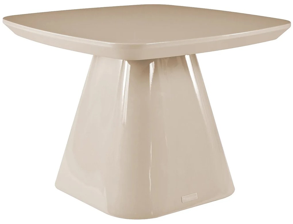 Stolik pomocniczy z MDF - Lakierowany taupe - NATAZA