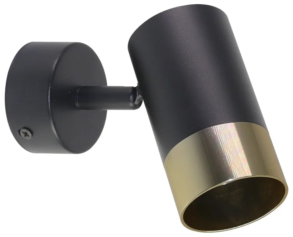 Kinkiet w czarno-złotym kolorze Tobi – Candellux Lighting