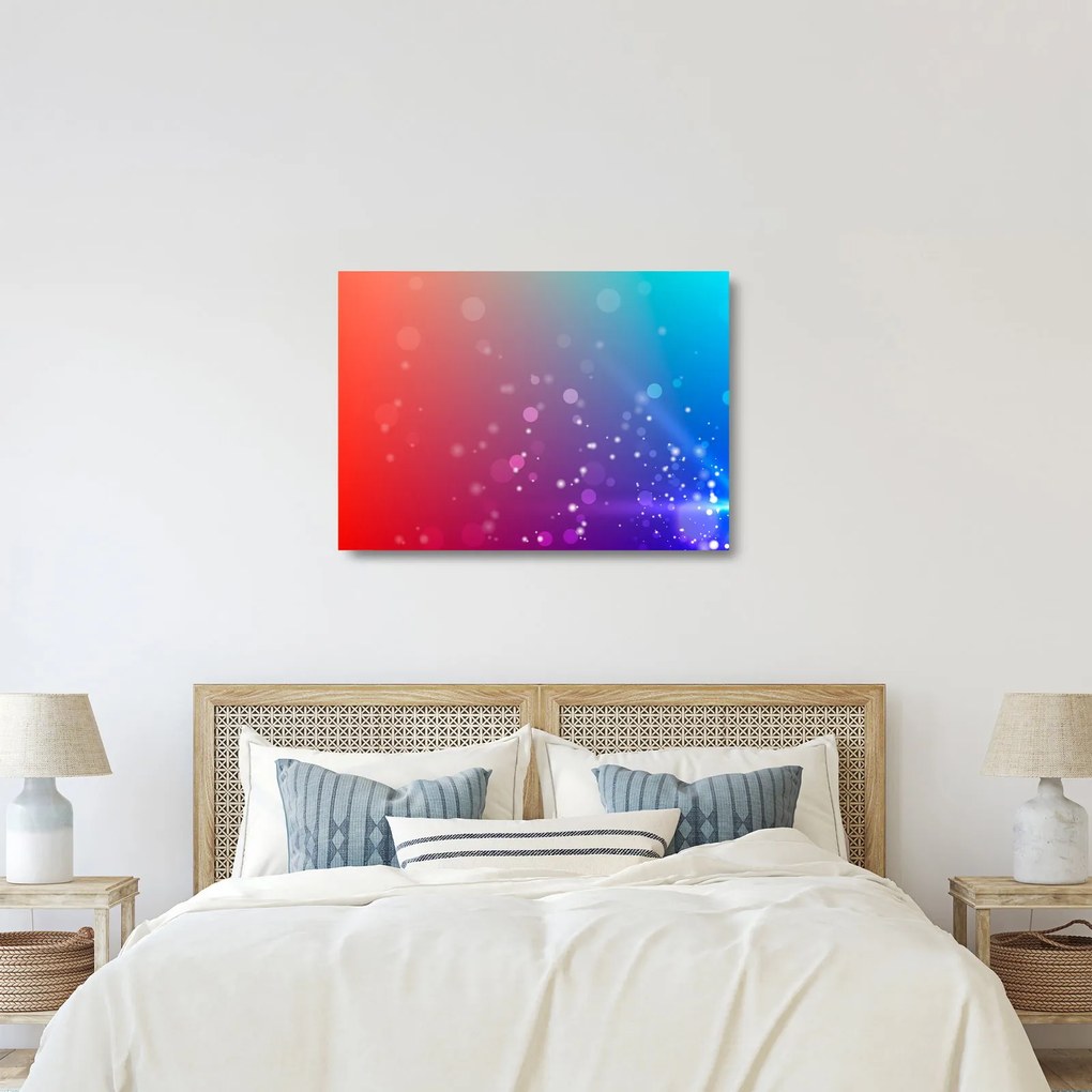 Obraz na szkle - nowoczesne malarstwo abstrakcyjne (70x50 cm)