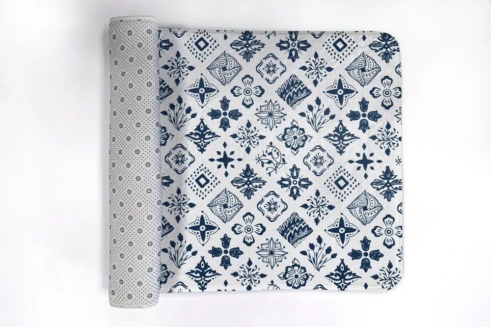 Antypoślizgowy dywanik łazienkowy Antypoślizgowy dywanik łazienkowy Kwiaty Abstrakcja