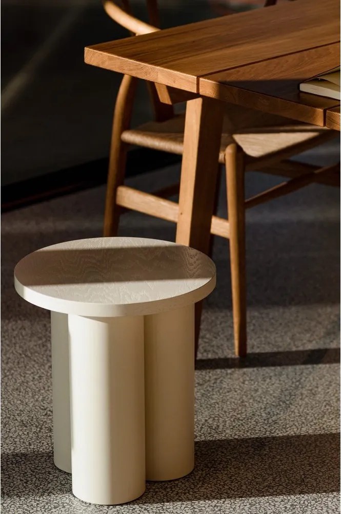 Beżowy stołek Oly – noo.ma