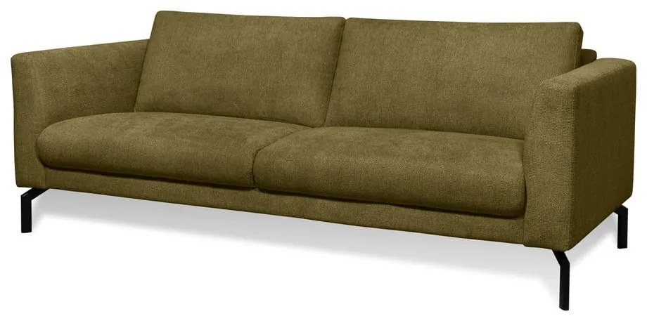 Musztardowa sofa 216 cm Gomero – Scandic