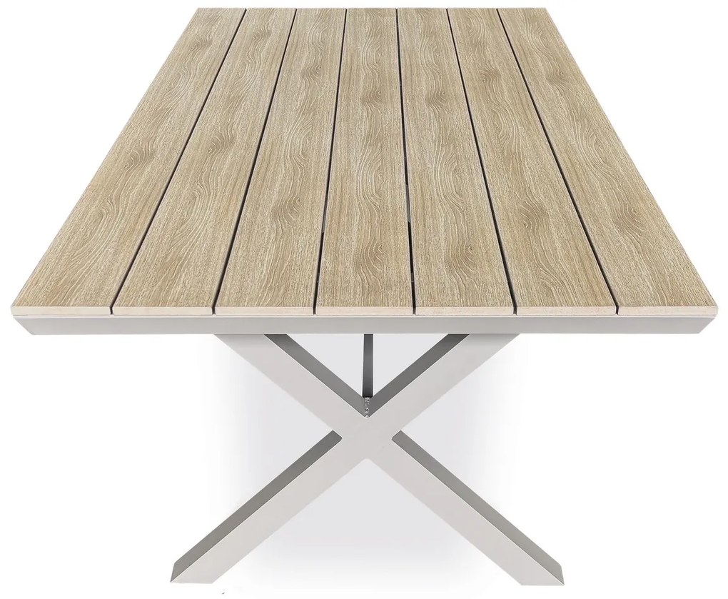 Stół ogrodowy Autronic, aluminium, polywood,beżowy, AZT-S1510 OAK