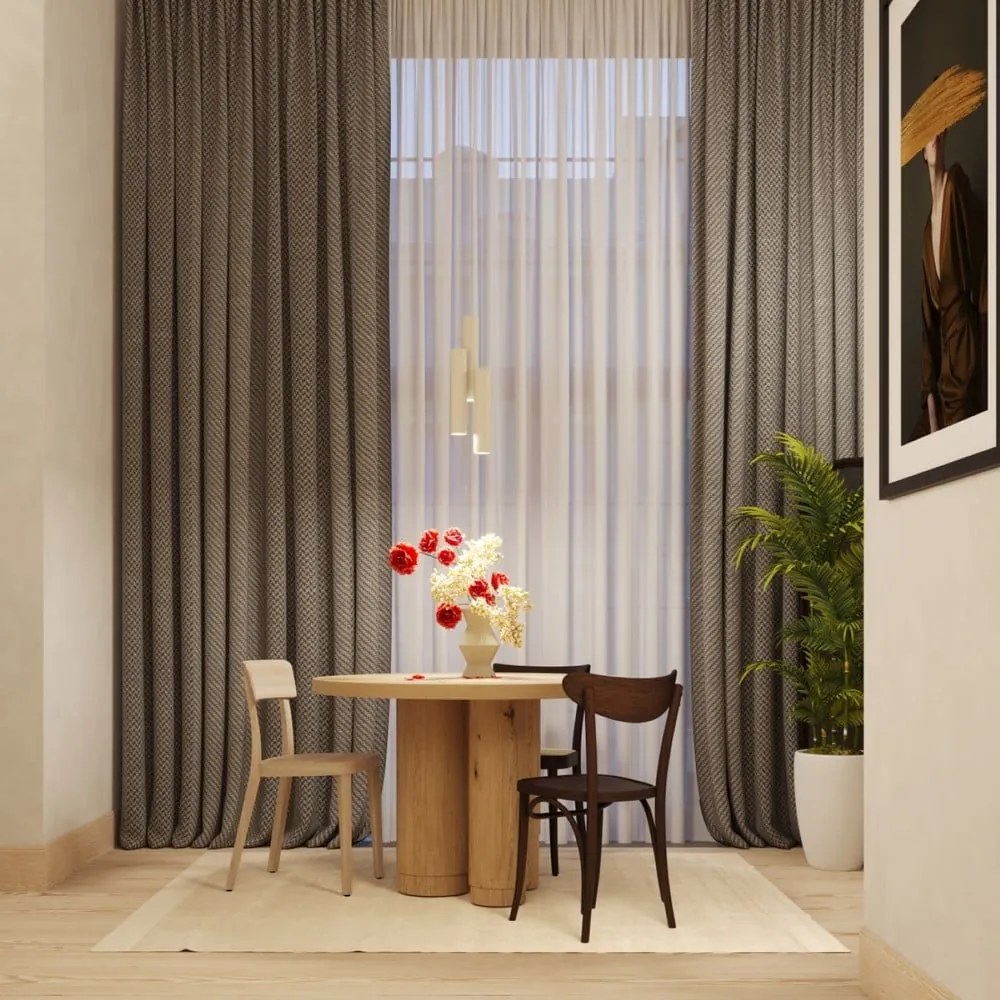 Kremowa lampa wisząca ø 19,5 cm Castro – Sollux